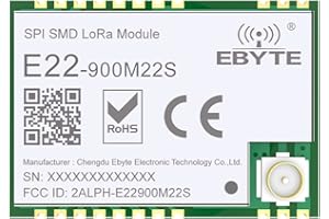 EBYTE SX1262 850~930MHz Smart Module TCXO 160mW UlTRA Low Consumption RF Module New Chip IPX Stamp Hole Antenna IoT uhf Wireless Transceiver 915MHz E22-900M22S