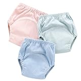 G-Kids 3 PCS Baby Mädchen Jungen Trainerhosen Training Pants Kleinkinder Windelhöschen Unterhose Wasserdicht Lernwindel Töpfchentraining (3Pack, 90cm/M)
