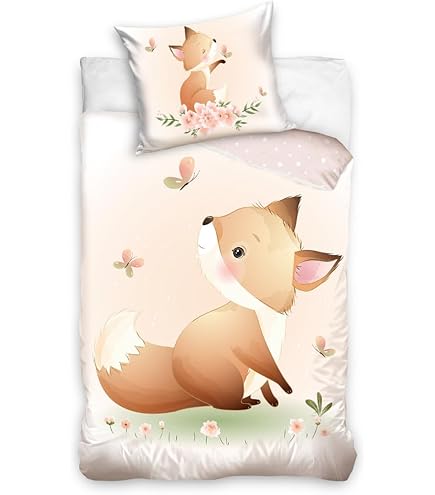 Set Biancheria Da Letto Herding - Tema Tartarughina, Cotone Renforcé - Copripiumino 100x135 Cm E Federa 40x60 Cm - Foto 10