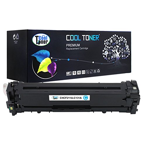 Cool Toner patrone kompatibel zu CF211A für HP LaserJet Pro 200 Color M251n M251nw, MFP M276n M276nw, Cyan, 1.800 Seiten