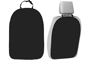 Marjoramy 2 Stück Rückenlehnenschutz Auto – Wasserdichter Autositzschoner für Rücksitz & Kinder | Trittschutz Matte gegen Schmutz,Kratzer & Hundepfoten | Praktischer Sitzorganizer (Keine Tasche)