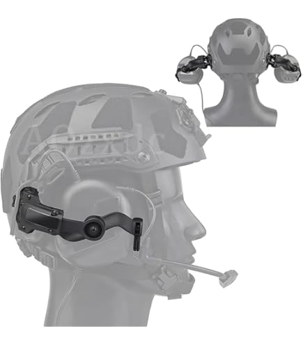 Kit Adaptateur FMA Pour Casque Tactique Wendy EXFIL 2.0/3.0 – Rail Pour Bras AMP, 2 Pièces