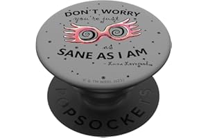 Harry Potter Luna Lovegood Espectáculos Negro PopSockets PopGrip Adhesivo