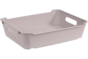 keeeper Contenitore con Superficie Strutturata, A5, Lotta, Grigio