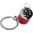 Car Shifter Keyring, Six Speed Manual Gearbox Transmission Shift Fidget Toy Keychain, Mini Car Gear Shift Stick Knob Keyring (Red)