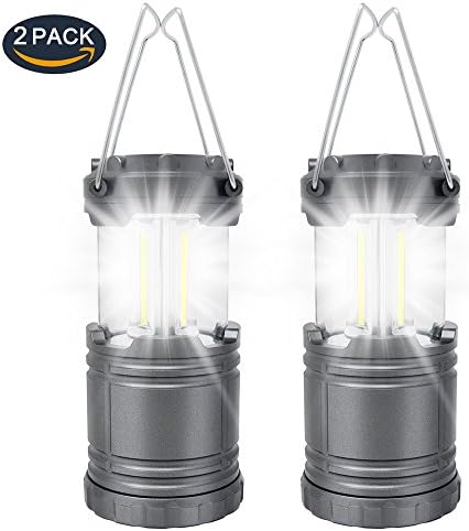2pcs Camping Lantern APPHOME 2017 COB New Technology Ultra-Bright LED Lamp Battery Powered Outdoor Equipment for Camping Hiking Emergency Outage Cellar