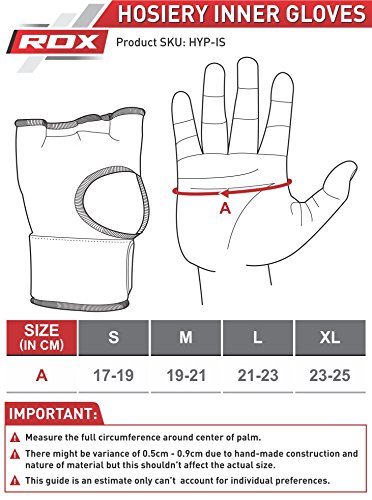 RDX Boxen Elastisch Innenhandschuhe MMA Boxbandagen Handschuhe Daumenschlaufe - 4