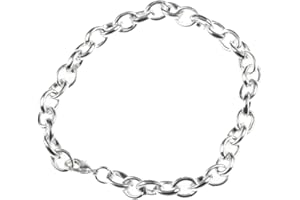 Miniblings Silver Wristlet Base Bracelet for Charm Pendant Oval Small