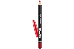 Flormar Perfilador de Labios Permanente e Impermeable – Delineador de Labios de Larga Duración con Textura Cremosa – Lápiz Preciso para Definir y Realzar la Forma Natural, 233 Dramatic Red