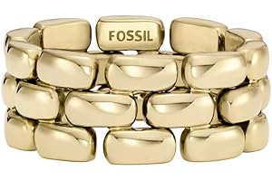 Fossil Damen-Edelstahlband Ringe