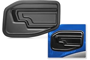 TUNEZ® Fuel Tank Covers Matte Black Compatible With Ranger Raptor T6 2018 2019