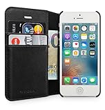 SCHLANKES & PRAKTISCHES DESIGN: 2 Steckfächer für Visitenkarten, Kreditkarten oder Ausweise und 1 großes Fach für Geldscheine / Belege / Notizen. Nützliche Standfunktion zum bequemen und entspannten Videos und Fotos schauen. Sie können das Smartphone hierfür ganz einfach im Querformat aufstellen.