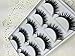 Hosaire 5 Pairs False Lashes Eyelash Long Fiber Reusable Make Up Eyes