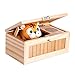 Produktbild icase4u® Original Cartoon Tiger Useless BoxKreative Adult Geschenke und praktische Witze Lustige Spielzeug für Freunde und Kinder,Holz( Audio Version 
