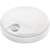 HUBER LED Wandlampe mit Bewegungsmelder 140° 10W, 850lm I IP54 geschützte LED Außenleuchte mit Bewegungssensor I…