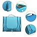 Hanging Toiletry Bag, JTDEAL Premium Cosmetic Bag MakeupKit Water Resistant Shower Wash Bags, Portable Travel Kit Organizer for Travel Accessories/Bathroom Storage with Hanging Hook (Sky Blue)