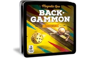 Cranio Creations - Magnetic Line, Backgammon, ein großer Klassiker in Taschen- und Magnetversion, italienische Ausgabe