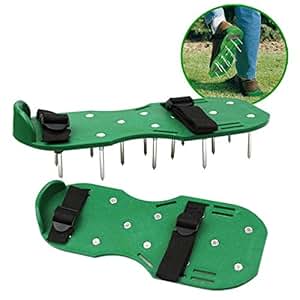 Rasen-Belüftungs-Schuh-Garten-Spikes-Sandelholze mit Nylonschnallen und