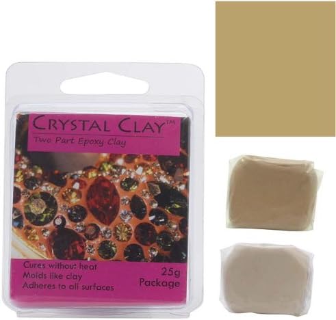 Crystal Clay 2-Part Epoxy Clay Kit 'Latte' 25 Grams