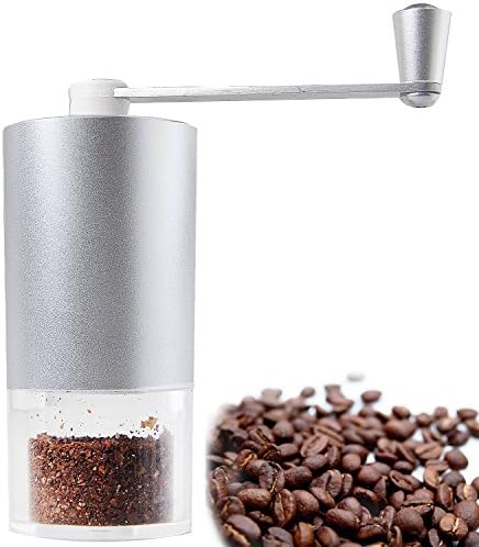 Mini Manual Coffee Grinder | Ceramic Burr Manual Coffee |acrylic and Aluminum fuselage