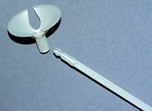 100 Plastik Stäbe Halter für Luftballon – Made in Germany – twist4® - 2