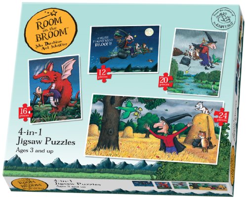 Preisvergleich Produktbild Room On The Broom 4 In 1 Puzzle