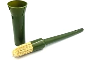 JA HORSE Pot d'huile pour sabots - Pinceau à sabot avec capuchon - Pour l'entretien des sabots - Olive