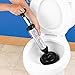 Produktbild Bakaji Plunger Abflüsse und WC A Pumpe manuell Rohrreinigungsgerät A Druck Drain Buster Stura Rohre