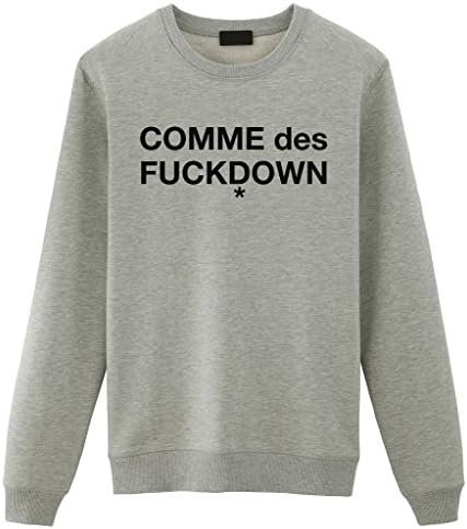Fellow Friends Comme Des F Down Unisex Sweater Medium Grey