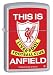 Produktbild Zippo Offizielles winddicht Feuerzeug – Satin Chrome, Herren, Official Liverpool FC This Is Anfield, chrom seidenglänzend