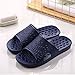 Produktbild CWJDTXD Sommer Hausschuhe Leichte rutschfeste Wasserpantoffelpantoffelhaushaltsbadezimmerpantoffelmann- und -fraupaarhoher Abfluss-Badduschenpantoffel, 41-42 Yards, dunkelblau