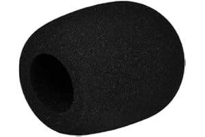 Hero-s - Micrófono de espuma resistente al viento compatible con ATR2500 AT2020 AT2035 AT202, cubierta de esponja resistente al viento, micrófono profesional cubierta de espuma para parabrisas