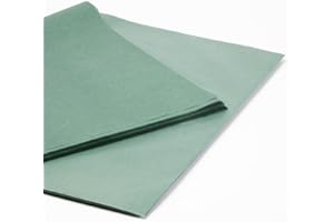 Floristrywarehouse Lot de 240 feuilles papier soie Vert bouteille 50 x 75 cm