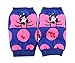 2 Pairs Catoon Toddler Knee And Elbow Pads Kids Knee Pads PURPLE