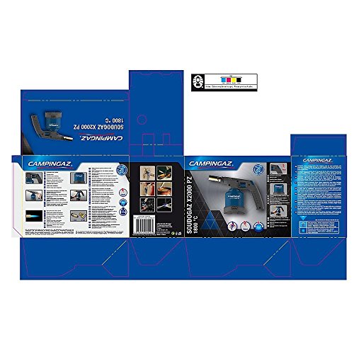 Campingaz Lötlampe Soudogaz X2000 mit Piezo Zündung für Stechkartusche C206 GLS, 2000026177 - 8