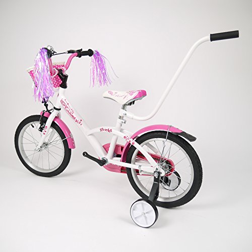 UNIVERSELLE Schubstange für Kinderfahrrad weiß - 2