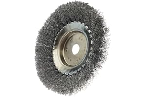 EISENWOLF 200 mm fein Drahtbürste Scheibenbürste, Schleifbürste, Kegelbürste für Bohrmaschinen, Akkuschrauber, Trimmer, Motorsense. Mengenrabatt (1)