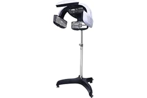 EIEBLEK Salon Friseur Trockenhaube, 1500W Umbrella Hairdressing Trockenhauben mit 4 Universal-Räder, Höhe Temperatur Einstellbar, für Salon Friseursalon Schönheitssalon