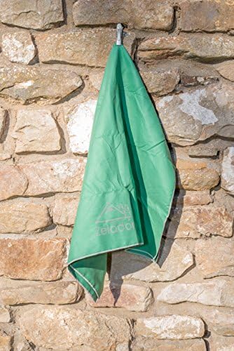 Forest Green Large Microfiber Trek Towel 80x130cm with carry case