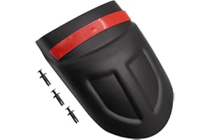 Front Mudguard Fender Rear,QISUO Motorcycle Front Mudguard Fender Rear Extender Extension Replacement for NC750X NC750S NC700X NC700S