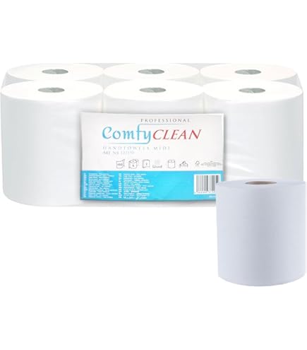 6 Handtuchrollen 2 Lagig Für Autocut Spender Rolle 140m Außenabwicklung