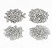 Produktbild 9,5 mm Zinken Metall Offen Ring Drücken Druckknöpfen gurthalteband Button Nickel Stift Leder Kleidung Baby Lätzchen Clips Craft silber