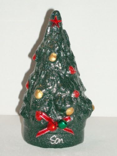 Son Festive Jingle Bells Christmas Tree Outdoor Cemetery Grave Memorial Tribute Ornament