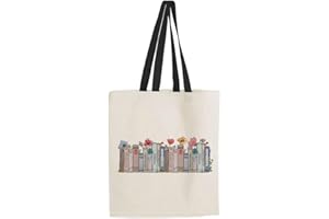 Getagift Taylor Albums as books Bag, Floral Bookcase Albums Design, Reusable Bag, Shopping Bag, Tote Bag.