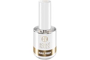 ‎BOSKA NAILS Boska Nails Odwadniacz do paznokci 15 ml Profesjonalny preparat do paznokci, naturalne odtłuszczanie poprawia przyczepność polski i neutralny pH żel