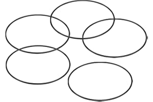 PATIKIL 10 Stück Dichtungsringe O-Ringe Gummidichtung 90mm AD 85mm ID 2.65mm Breite Nitrilgummi Unterlegscheibe Dichtungssatz Gummischeiben für Wasserhahn Autoreparatur Schwarz