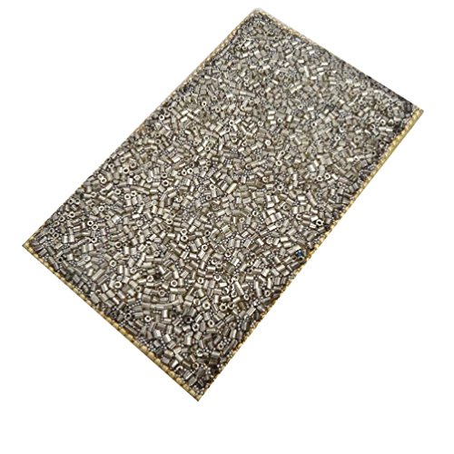 Preisvergleich Produktbild indischen Perlen dekorative kleine Molkerei Satinseide desginer Golden Desktop Tabellendekor Notizblock freies Verschiffen 1 PC