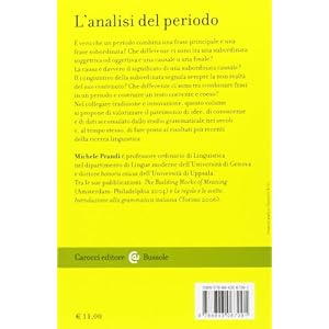 L'analisi del periodo