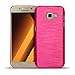 Produktbild Silikonhülle für Samsung Galaxy A5 2017 Hüllle Rückschale im gebürsteten Design Tasche Handytasche Brushed Silikon Case Slim Pink