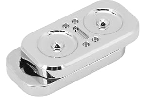 SALALIS Metal Fidget Slider Zabawki Typu Fidget dla Dorosłych Narzędzie ADHD Niepokój Zabawki Antystresowe Zabawki na Biurko dla Pacjentów z ADHD i ADD(Srebro)